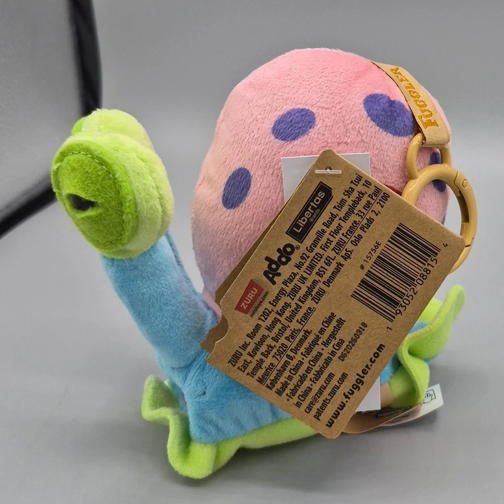 ZURU Fuggler x SpongeBob SquarePants Gary The Snail Plush Bag Charm 15756E NWT